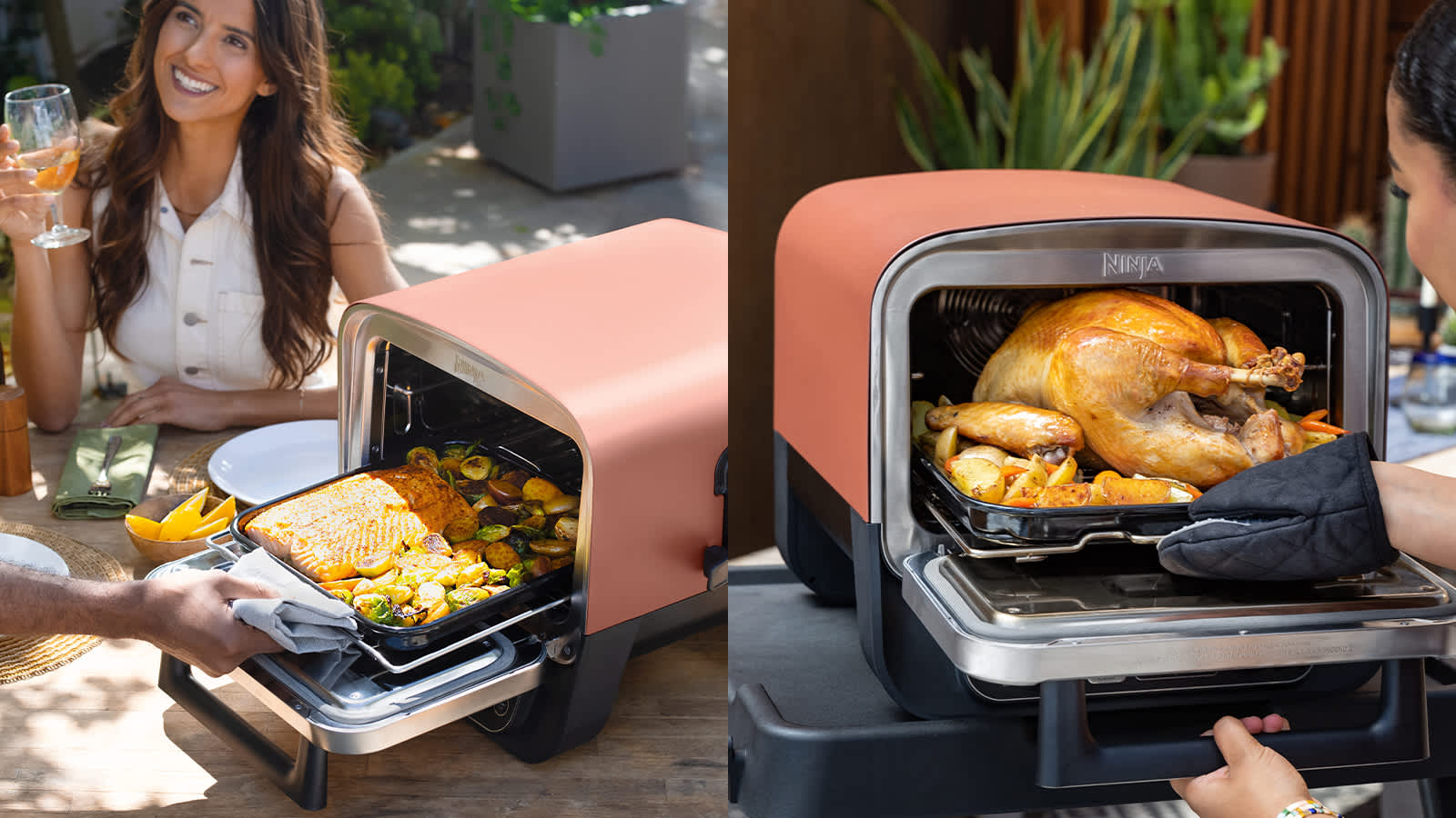 Ninja Woodfire Outdoor Oven, Artisan Pizza Maker and BBQ Smoker